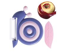 Weqizuerqi Éplucheur de pommes de terre à la main, éplucheur de pommes de terre commutables en forme d'escargot avec poignée en céramique, outils de cuisine pour la cuisine