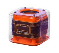Weqizuerqi Haut-parleur sans fil, petit caisson de basses sans fil, électronique grand public pour bureau, douche, cour, activités de plein air, vélo, soirées feu de camp
