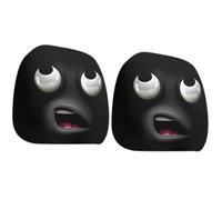 Weqizuerqi Housse de siège de voiture - Big Eyes - Accessoires intérieurs doux pour voiture, hommes, femmes, conducteurs, trajets quotidiens, voyage, route, Halloween
