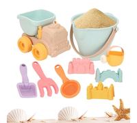Weqizuerqi Jouets de Sable pour - Jeu d'extérieur | Seau et Pelle de Plage,pour d'Âge Préscolaire Maternelle Été Jardin Camping Parc Aire de Jeux Bord de Piscine Anniversaire