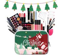 Weqizuerqi Kit de Maquillage Débutant,Trousse de Maquillage Adolescent Noël | 27 Pièces Cosmétiques Imperméables Longue Tenue pour Voyage Rencontre Fêtes à la Maison
