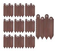 Weqizuerqi Lot de 10 bordures de pelouse décoratives pour jardin, clôture de jardin, barrière pour animaux imbriqués, palissade de légumes pour extérieur, cour, terrasse, parterre de fleurs