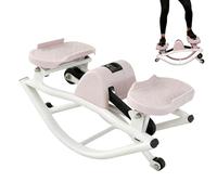 Weqizuerqi Machine Rock Stepper - Portable Compact à Faible pour Exercice Abdominal | Entraînement Abdos-Jambes avec Plateau Oscillant | pour Maison Dortoir Appartement Salle de Sport