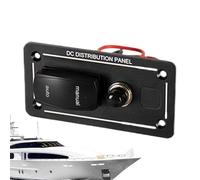 Weqizuerqi Panneau de pompe de cale pour bateau - Déconnexion de la pompe de cale marine - 12/24 V - Déconnecteur d'arrêt de bateau, dispositif de déconnexion pour bateau maritime
