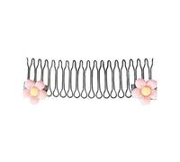 Weqizuerqi Peignes de cheveux pour femmes cheveux fins, peignes de cheveux pour femmes décoratives - Clips de la couronne de fleurs | Côté latérale décorative forte Hold Hairpins for Women Styling