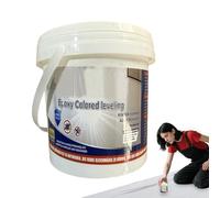 Weqizuerqi Peinture de Sol Époxy - Peinture de Sol Époxy au Sable Coloré - Sable Coloré Imperméable Auto-nivelant Antidérapant à Base d'Eau pour Béton Bois Extérieur Baignoire Salle de Bain Garage