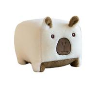 Weqizuerqi Peluche Capybara Douce - Coussin Capybara en Doudou | Compagnon Doudou Enfant pour Chambre, Salon, Canapé et Lit