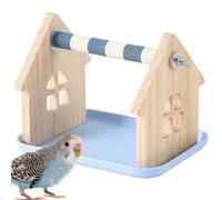 Weqizuerqi Perchoir pour oiseaux | Accessoire de cage pour l'emploi - Perruche nymphes comme jouet pour oiseaux, pour cage, volière, maison, inséparables, soins des griffes