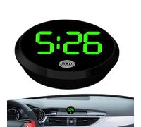 Weqizuerqi Petite Horloge Numérique Pour Voiture, Horloge Électronique Pour Tableau De Bord De Voiture, Horloge De Voiture Pour Tableau De Bord Numérique, Montre Polyvalente Pour Voiture, 4.6cm