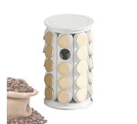 Weqizuerqi Porte-capsules pour café | Grande capacité Boissons | Porte-sac à café rotatif Organisateur pour cuisine, salon, restauration