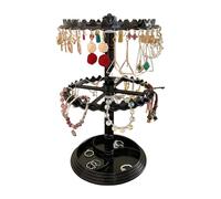Weqizuerqi Présentoir Organisateur De Bijoux | Porte-Bracelets Rotatif Pour La Décoration De Chambre - Support pour Colliers,pour Salle de Bain Dortoir Noël Halloween Commode Placard Femmes Filles