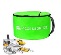 Weqizuerqi Sacs de rangement étanches pour tuyaux d'égout de véhicule récréatif | Conteneur de transport portable avec double fermeture éclair pour déchets outils, remorque, camping, cordons