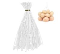 Weqizuerqi Sacs en Filet pour Légumes - 100 Pièces Filets Élastiques à Fermeture à Boucle pour Oignons | 15.7 Pouces Réutilisables Respirants pour Courses Fruits Fruits de Mer,pour La Cuisine, Le