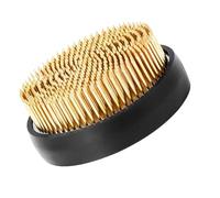 Weqizuerqi Support pour fleurs en forme de grenouille - En acier - Outil durable avec support d'aiguilles en cuivre - Pour arrangements de maison, jardin