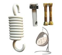 Weqizuerqi Suspension de balançoire extra forte, suspension de balançoire en acier inoxydable - Crochet en acier inoxydable durable pour montage au plafond, chaise de terrasse, sac de frappe, matériel