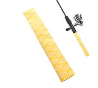 Weqizuerqi Tuyau thermorétractable pour barre de pêche | Tuyau à enrouler avec poignée de pêche, emballage de tuyau coulissant de 1 mètre, accessoires de pêche imperméables et isolants