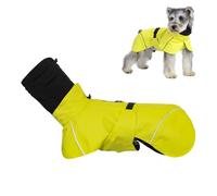 Weqizuerqi Veste Imperméable pour Chien | Léger Et Ajustable avec Éléments Réfléchissants - Poncho Anti-Pluie Confortable pour Animaux pour Activités Extérieures, Course Et Hiver