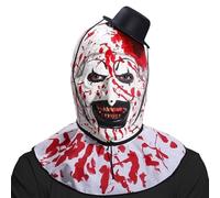 WEQNGIU Masques d'Halloween - Masque de clown pour adultes - Masque terrifier Halloween Cosplay - Masque de tueur effrayant - Accessoire de costume de fête