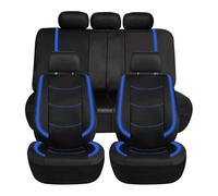 WEQTYSAB Housse Siege Voiture, pour Ford Fiesta 1.0 EcoBoost 2010-2025 Imperméable Et Respirant Quatre Saisons Protection Couvre Sieges Siege Protections Accessoires,C