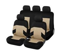 WEQTYSAB Housses de siège Voiture, pour Dacia Sandero 3 Stepway 2020-2024 Avant et arrière kit Douces Confortables Respirantes Protection pour sièges de Voiture,C