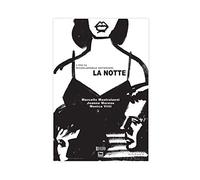 weqwe Poster du film Michelangelo Antonioni La Notte sur toile - Décoration murale - Pour salon, chambre à coucher - 30 x 45 cm - Style 1 sans cadre
