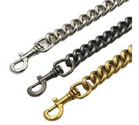WEQYFDC Bandoulière Chaîne pour Sac Porte-clés de Sac à bandoulière for Femmes, 1 pièce, Sangle de Messager, Sacs de Remplacement, pièces de Couleur Or, Accessoires(13mm Key Light Gold,110CM)