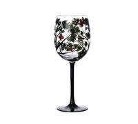 WEQYFDC Four Seasons Trees Wine Glasses Creative Printed High Legged Glass Cup for Beer Cocktail Large Capacity Set(Summer)