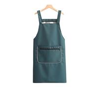 WEQYFDC Tablier de cuisine imperméable à l'huile, tablier chef for femmes et hommes, avec poche avant, accessoires nettoyage la vaisselle, tabliers(Blue 1Pcs)
