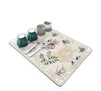 WEQYFDC Tapis De Bureau Tapis Absorbant for Machine à café, Grand égouttoir de Cuisine, séchage Rapide