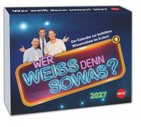 Wer weiß denn sowas? Tagesabreißkalender 2027: Kultiger Wissens-Kalender 2027 mit Kai Pflaume. Tischkalender, Abreißkalender für jeden Tag. Auch zum Aufhängen.