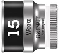 Wera 05003010001 8790 HMA HF Douille Zyklop à emmanchement 1/4" (HF = avec fonction de retenue), 15 x 23 mm