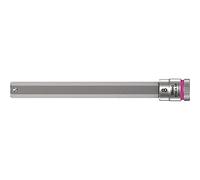 Wera 05003340001 8740 A Hf Douille-Embout Zyklop pour Vis à six pans creux, à emmanchement 1/4“ avec fonction de retenue, 8, 0 x 100 mm, Rose