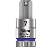 Wera 8740 A 05003341001 6 pans intérieurs Douille-embout 7 mm 1/4\ (6.3 mm)