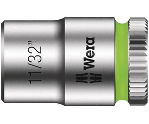 Wera 05003519001 8790 HMA Douille Zyklop à emmanchement 1/4", 11/32 pouce, Vert
