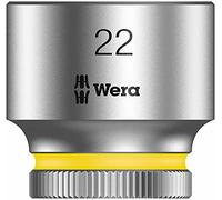 Wera 05003567001 8790 HMB Douille Zyklop à emmanchement 3/8", 22.0 mm, Argent