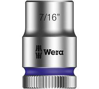 Wera 05003573001 8790 HMB Douille Zyklop à emmanchement 3/8", 7/16 pouce, Violet