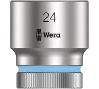 Wera 05003614001 8790 HMC Douille Zyklop à emmanchement 1/2", 24.0 mm, Argent