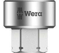 Wera 05003685001 8790 FA Douille à carré Zyklop avec emmanchements 1/4" et hexagonal Hex 11, 13.0 mm, Argent