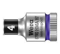 Wera Douille 8790 HMA 05003717001 – 6 pans extérieurs, 4 mm, 1/4 (6,3 mm)