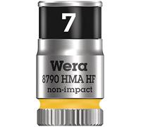 Wera 05003722001 8790 HMA HF Douille Zyklop à emmanchement 1/4", 7, 0 mm, Jaune