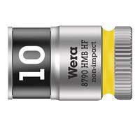 Wera Douille Zyklop 8790 HMB HF 6 pans extérieurs 10 mm 3/8" Jaune clair