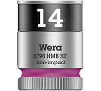 Wera 05003748001 8790 HMB HF Douille Zyklop à emmanchement, Rose