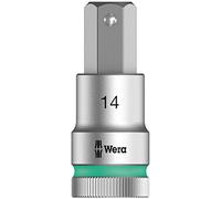 Douille-embout 6 pans intérieurs 14 mm Longueur: 60 mm Wera 05003827001 Propulseur: 1/2\ (12.5 mm)