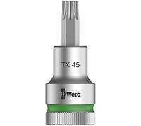 Douille-embout 6 pans intérieurs (TX) T 45 Longueur: 60 mm Wera 05003835001 Propulseur: 1/2\ (12.5 mm) 1 pc(s)