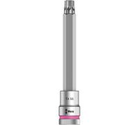 Wera 05003857001 8767 C HF TORX Embouts à douille TORX HF Zyklop à emmanchement 1/2" avec fonction de retenue, TX 55 x 140 mm, Rose