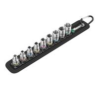 Wera 05003883001 Ceinture A 4 Ensemble De Douilles Zyklop, 1/4" Drive