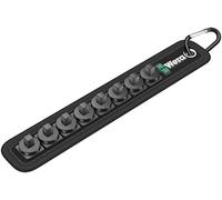 Wera 05003890001 Belt (sangle textile porte-outils), pour 8 pièces, sans garniture, 220.0 x 39.0 mm, Noir