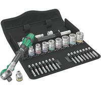 Wera 05004049001 29 Pièces 8100 SB 9 Zyklop Speed Ratel- Et Douilles Dans Un Étui - 3/8"