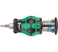 Wera 05004179001 Bicycle Set 11, tournevis Stubbi avec magasin d'embouts, 7 pièces