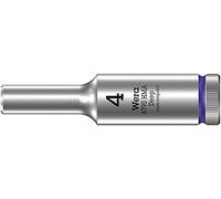 Wera 05004500001 8790 HMA Deep Douille 1/4", Violet, 4.0 mm